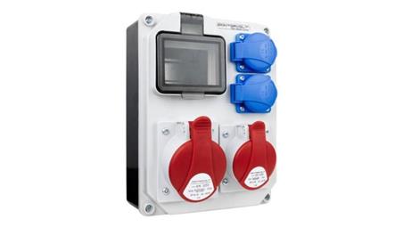 Rozdzielnica budowlana HL 32A 16A 2x230V Schuko Doktorvolt 5347-66281