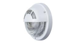 Oprawa EMOTION, E27, 60W, biała-polipropylen, klosz przeźroczysty-poliwęglan, IP44, osłona, IK10 A2250-P-53355