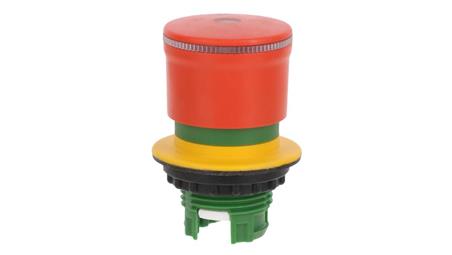 Miniaturowy przycisk bezpieczeństwa 30mm do otworu 22mm pierścień podświetlany odblokowanie przez pociągnięcie M22-PVL30-8100