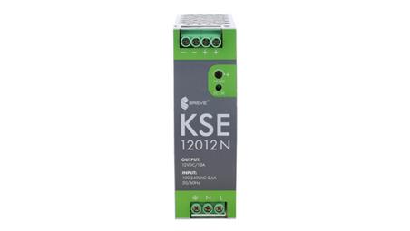 Zasilacz impulsowy KSE 12012M 230/ 12VDC 10A 120W na szynę DIN, Uzas: 96-264VACVAC, Ta70, 18912-9988-10128