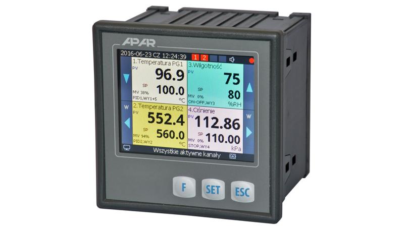 Czterokanałowy regulator uniwersalny AR654/S1/P/P/P/P/IP65-26342 Czterokanałowy regulator uniwersalny AR654/S1/P/P/P/P/IP65-26342