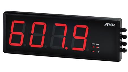 Dwukanałowy wyświetlacz wielkogabarytowy AR753/S1/P/P/RS485/WA-10034