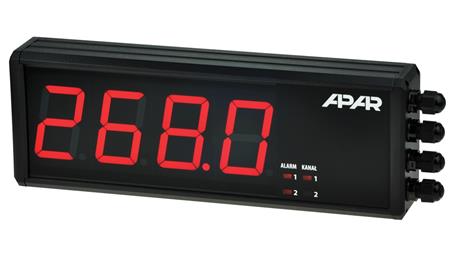 Dwukanałowy wyświetlacz wielkogabarytowy AR751/S1/P/P/RS485/WA-9988