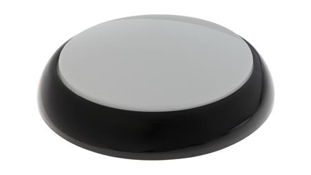 Oprawa KAJKO XL, LED, 12W, 4000K, 1200lm, czarna-polipropylen, klosz matowy-poliwęglan, IP44, IK10 A2905CZ-MP-53365