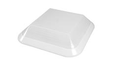 Oprawa DOTA, LED, 12W, 4000K, 1200lm, biała-polipropylen, klosz matowy-poliwęglan, IP44, IK10 A21305-MP-53366