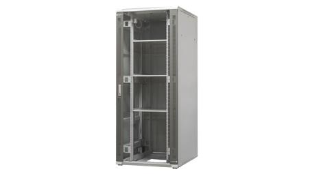 szafa ramowa stojąca EmiterNet Top, 42U, wym. 800X1000x1980 (szer. x gł. x wys. mm), drzwi blacha/szkło EM/SH05D-8042-72510