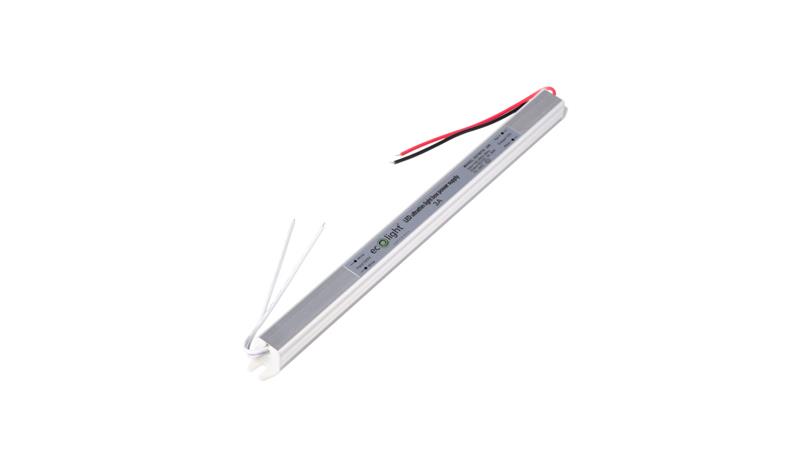 Zasilacz LED meblowy ultra slim IP20 36W 12V 3A 260 x 18 x 17 mm EC79774-50644