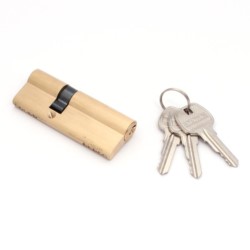 Wkładka A2 GXL 40/40mm mosiężna, klucz EURO Wkładka A2 GXL 40/40mm mosiężna, klucz EURO