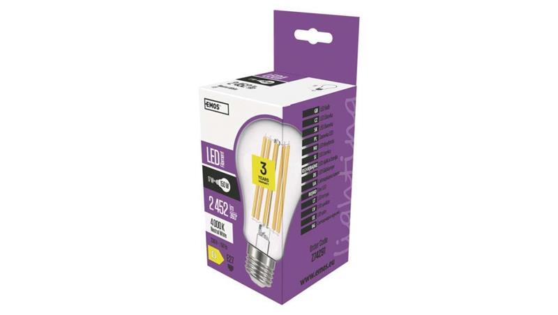 Żarówka LED Filament A67 17W E27 neutralna biel Z74291-48046 Żarówka LED Filament A67 17W E27 neutralna biel Z74291-48046