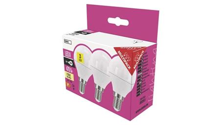 Żarówka LED Classic mini globe 6W E14 ciepła biel 3PK ZQ1220.3 /3szt./-47467