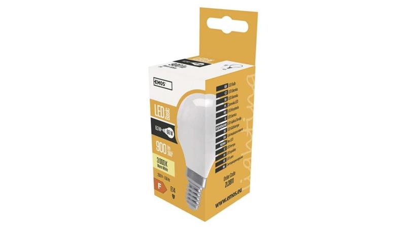 Żarówka LED mini globe 8W E14 ciepła biel ZL3911-47473