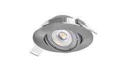 Oczko LED Exclusive 5W ciepła biel srebrny ZD3221-63121