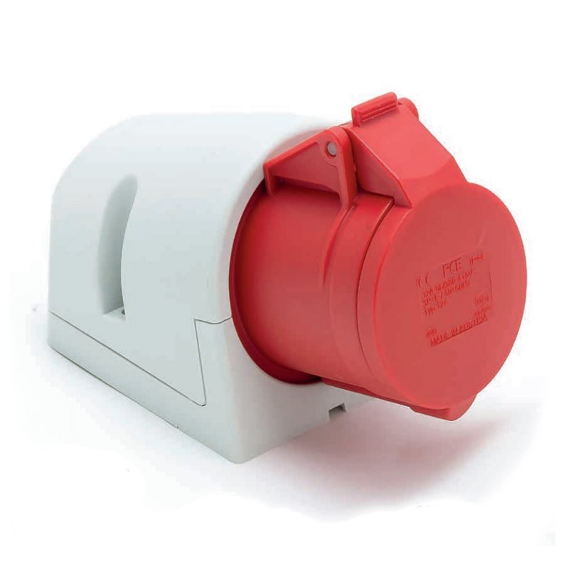 Gniazdo stałe IP44 16A 400V 3P+Z+N