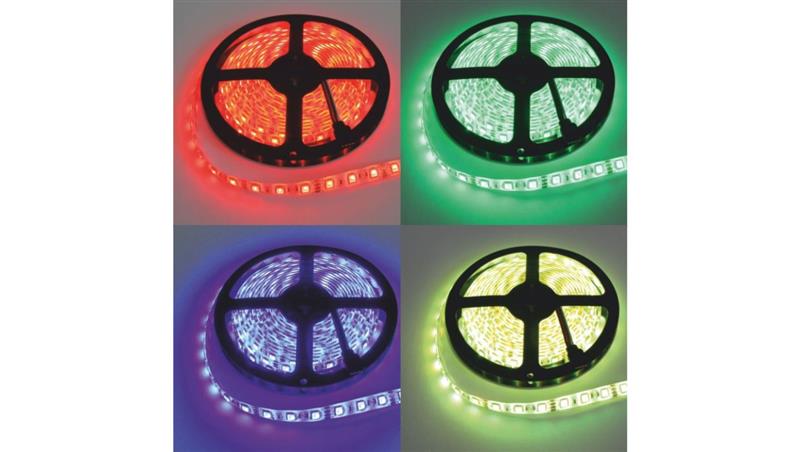 Taśma LED 5050 30 diod/m 36W 12V IP20 RGB /5m/-58800