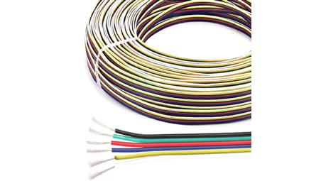 Kabel 6 żyłowy 0,33mm2 do taśma led rgbw rgb+cct-55559