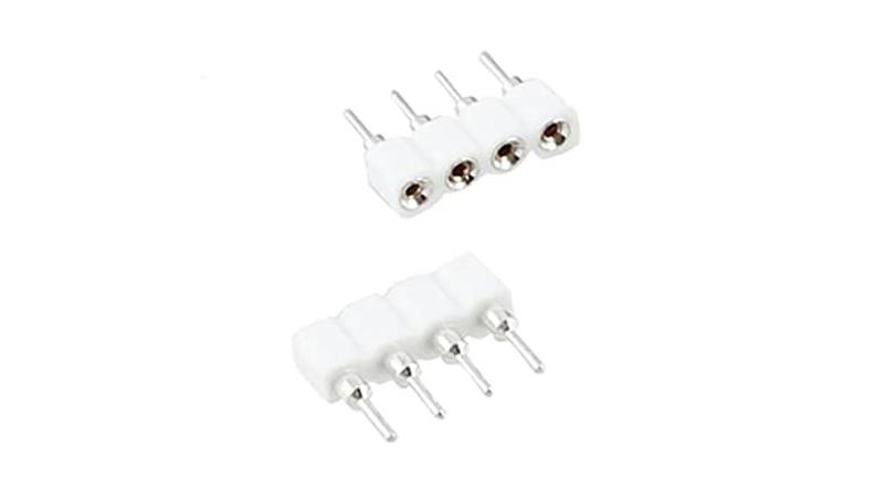 Złączka do taśmy led rgb 4-pin żeńska grzebyk 1szt-55560