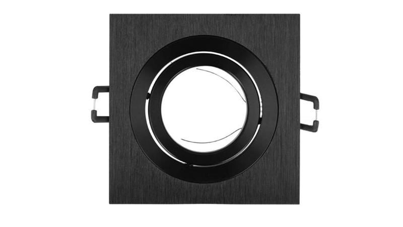 LED line Oprawka sufitowa oczko kwadratowa ruchoma SLIM czarna szcz AKROS 5 lat gwar.-51078 LED line Oprawka sufitowa oczko kwadratowa ruchoma SLIM czarna szcz AKROS 5 lat gwar.-51078