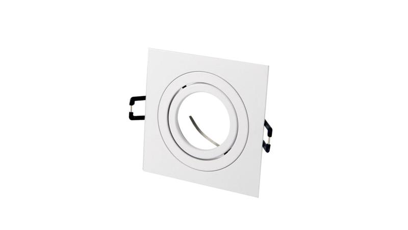 LED line Oprawka sufitowa oczko kwadratowa ruchoma SLIM biały mat AKROS 5 lat gwar.-51118
