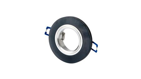 LED line Oprawka szklana oczko okrągła czarna 90x26x10mm mrożona GLIKKA 5 lat gwar.-51145