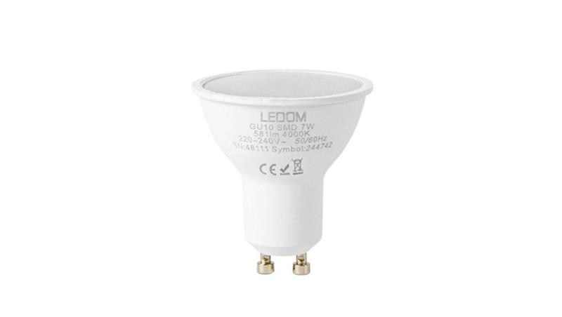 Żarówka LED line GU10 7W 4000K barwa neutralna 600lm barwa neutralna 220-240V 3 lata gwar.-46883