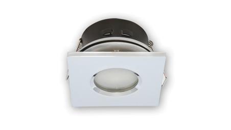 *LED line Oprawa sufitowa wodoodporna kwadrat odlew chrom-51129
