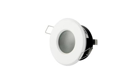 LED line Oprawa sufitowa wodoodporna okrągła odlew biała-51142