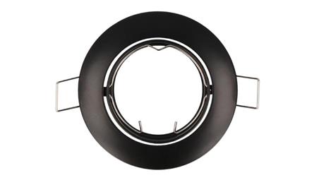 LED line Oprawa sufitowa okrągła ruchoma odlew czarna-51136