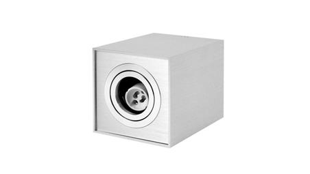 *LED line Oprawa natynkowa punktowa kwadrat srebro CUBO-51130