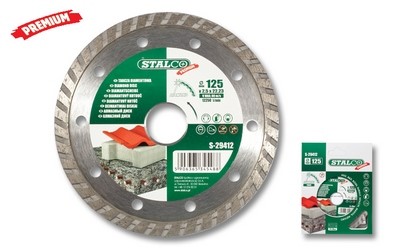 Tarcza diamentowa turbo 125mm "PREMIUM" STALCO