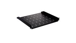 Półka stała do szafy RACK 19 cali 1U 400mm czarna-63517