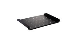 Półka stała do szafy RACK 19 cali 1U 350mm czarna-63533