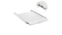 Półka wysuwana do szafy RACK 19 cali 1U 550mm szara-63534