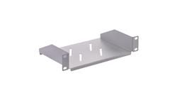 Półka stała do szafy RACK 10 cali 1U 150mm szara-63531