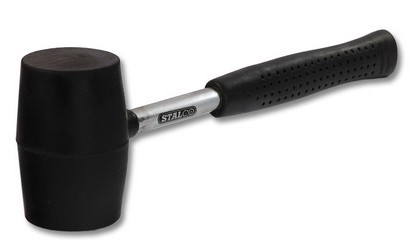 Młotek gumowy 65mm metalowy trzonek STALCO