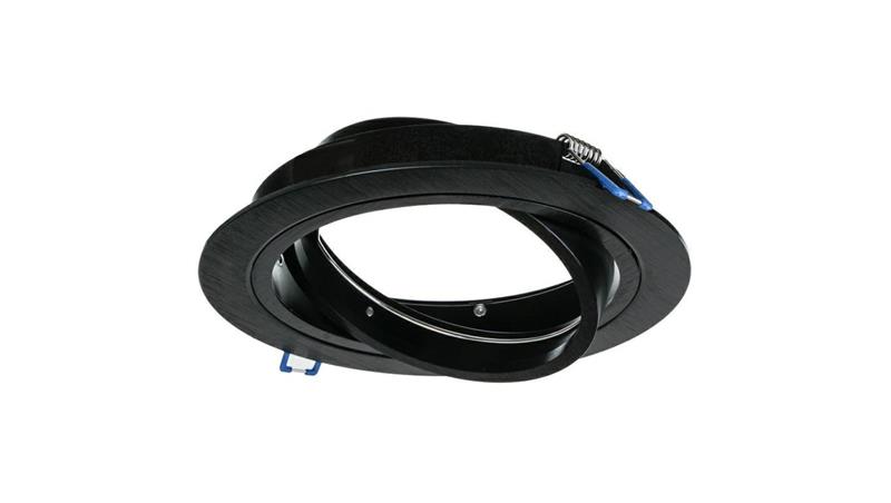 Oprawa OPAL AR111 ES111 okrągła czarna drapana z czarnym ringiem aluminiowa 5903260414233-53383 Oprawa OPAL AR111 ES111 okrągła czarna drapana z czarnym ringiem aluminiowa 5903260414233-53383