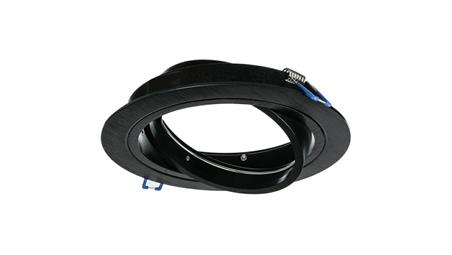Oprawa OPAL AR111 ES111 okrągła czarna drapana z czarnym ringiem aluminiowa 5903260414233-53383