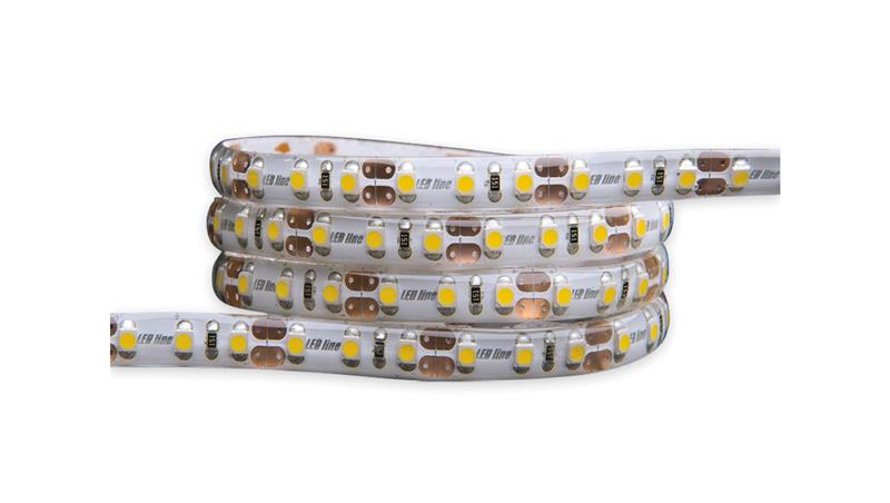 Taśma LED line 600 SMD3528 12V żółta wodoodporna IP65 9,6W 3 lata gwar. 240447/5m/-58830