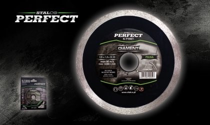 Tarcza diamentowa pełna 125mm "PERFECT" STALCO