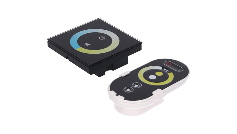 Sterownik LED panel CCT 2x4A komplet pilot+uchwyt 12-24V Prescot-51298 Sterownik LED panel CCT 2x4A komplet pilot+uchwyt 12-24V Prescot-51298