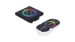 Sterownik LED RGB 3x4A panel komplet pilot+uchwyt 12-24V Prescot-51295