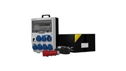 Rozdzielnica budowlana z kablem i łącznikiem TD-S/FI SKH 7x230V Doktorvolt 0427-66320