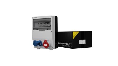Rozdzielnica budowlana TD-S/FI 32A 2x230V gniazda Mennekes Doktorvolt 6930-66305
