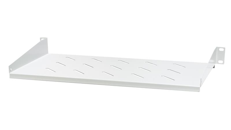 półka stała 19, 1U, o gł. 250 mm., mocowana z przodu RAL 7044 szary, EM/JE06-250-73537