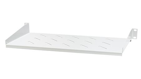 półka stała 19, 1U, o gł. 250 mm., mocowana z przodu RAL 7044 szary, EM/JE06-250-73537