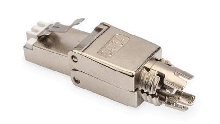 Wtyk modularny RJ45 kat.6A PoE++ 10GbE STP ekranowany zakręcany beznarzędziowy AWG 26-22 DN-93634-33611