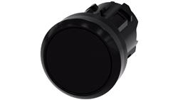 Przycisk 22mm tworzywo czarny płaski bez samopowrotu odbl przez wciśnięcie SIRIUS ACT 3SU1000-0AA10-0AA0-11575