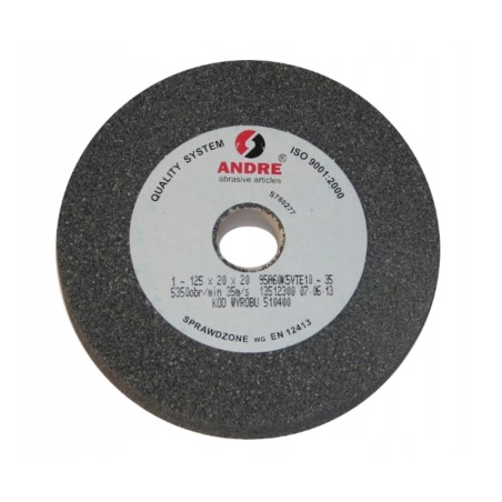 Ściernica cer.1C-150x8x20 95A60KV popielata ANDRE