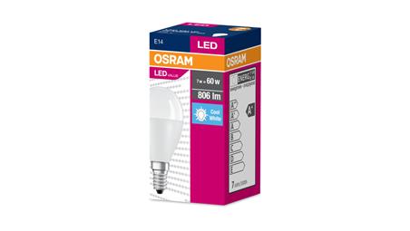 Żarówka LED VALUE CLASSIC P 60 E14 7W 806lm 4000K 840 FR non-dim 4058075311923-47280