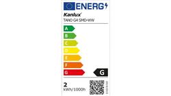 Żarówka LED G4 TANO G4 SMD-WW 100lm 3000K barwa ciepła 14936-48860