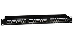 Panel 19, 24 x RJ45 STP kat. 6 (1U) z półką-73546